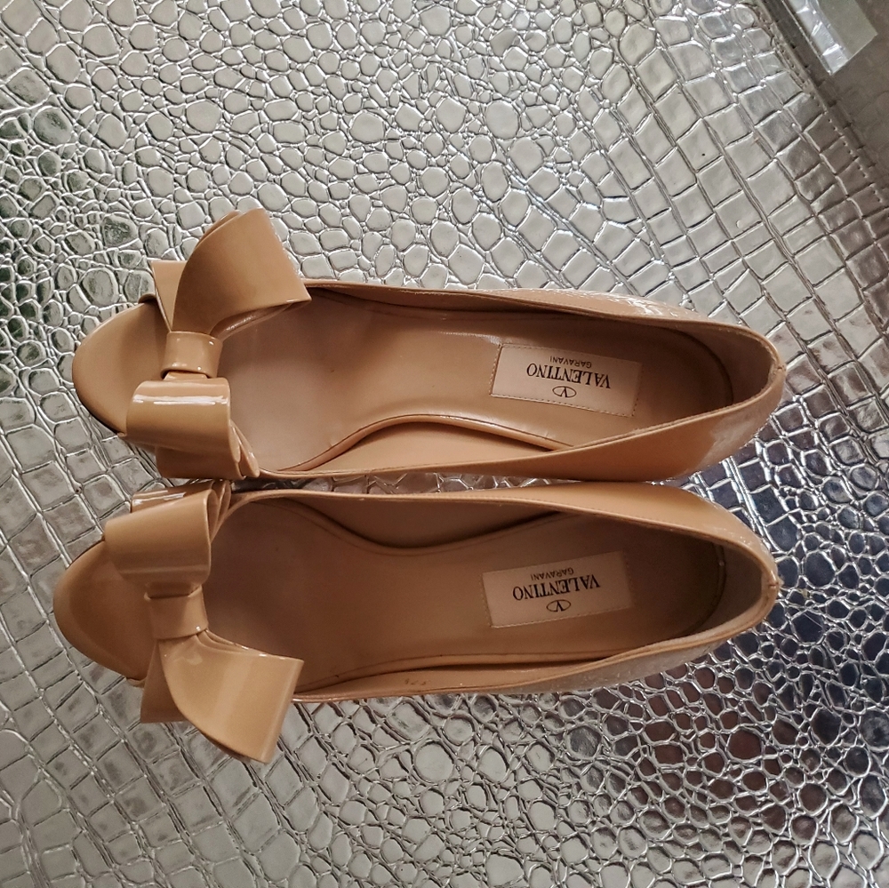 Valentino Patent Leather Kitten Heels